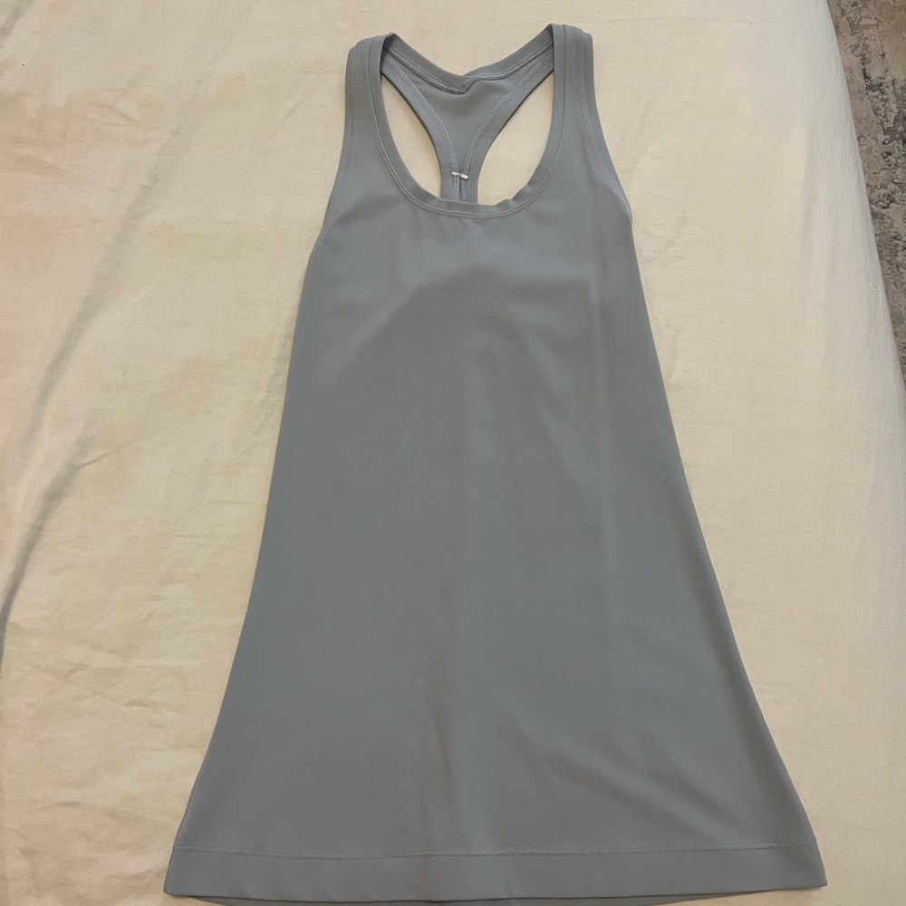 Lululemon tank top light blue (full length)